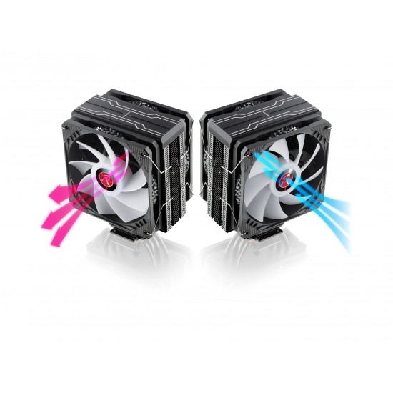 Raijintek охладител CPU Cooler - ELEOS 12 DUO RBW - Addressable RGB