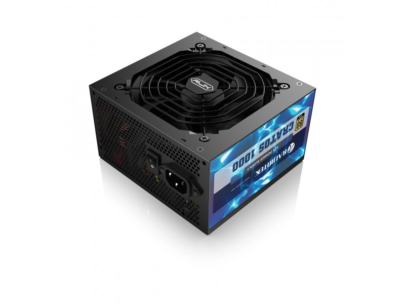 Raijintek захранване PSU ATX 3.0 1000W Gold - CRATOS 1000 BLACK