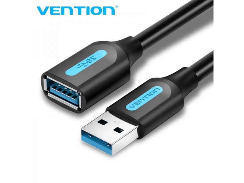 Vention Кабел USB 3.0  Extension AM / AF - 2.0M Black - CBHBH