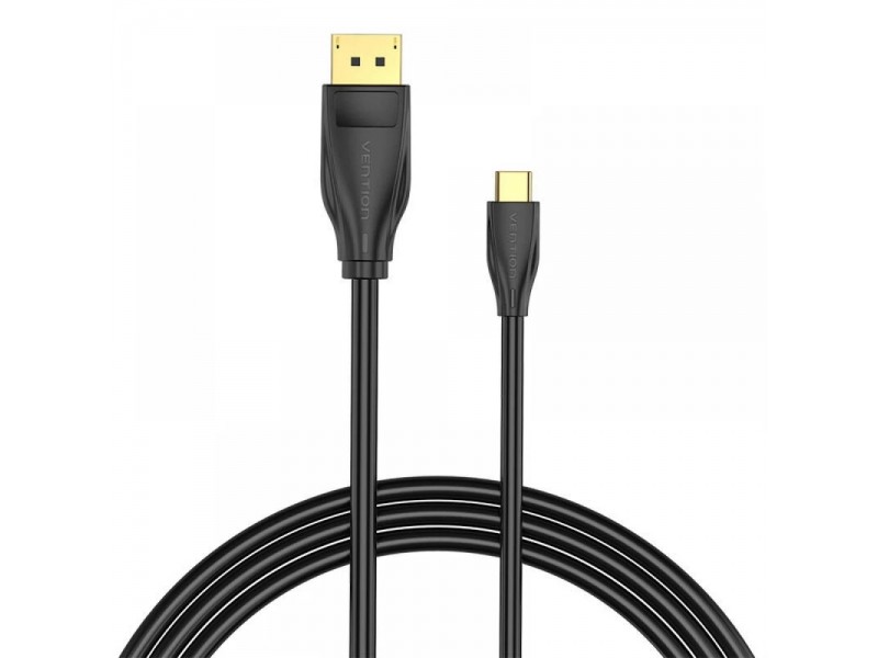 Vention кабел Cable Type-C to DisplayPort - 1.5m 8K Black - CGYBG