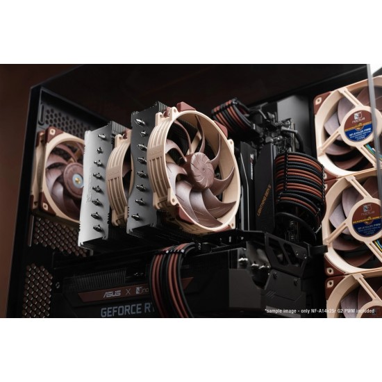 Noctua комплект вентилатори FAN SET 2 x Fan 140mm - NF-A14x25r G2 PWM Sx2-PP