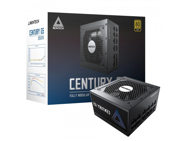 Montech захранване CENTURY G5 850, PSU ATX3.0, Gold, Full Modular