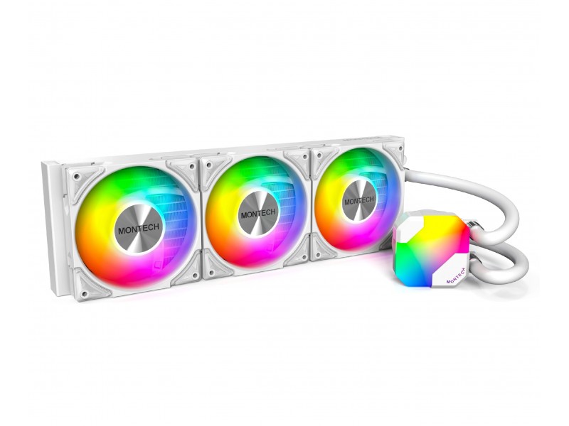 Montech водно охлаждане Hyper Flow ARGB 360, CPU Liquid Cooler, White