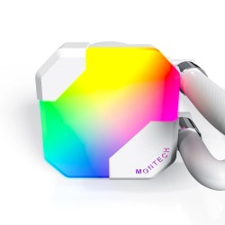 Montech водно охлаждане Hyper Flow ARGB 240, CPU Liquid Cooler, White Montech водно охлаждане Hyper Flow ARGB 240, CPU Liquid Cooler, White
