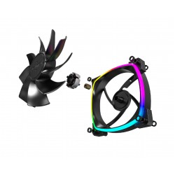 Montech вентилатор RX120 PWM, REVERSE Fan, 120mm, ARGB, Black Montech вентилатор RX120 PWM, REVERSE Fan, 120mm, ARGB, Black