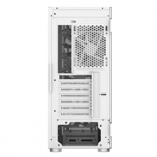 Montech кутия X3 MESH, Mid-tower Case, TG, 6 fixed RGB Fans, White