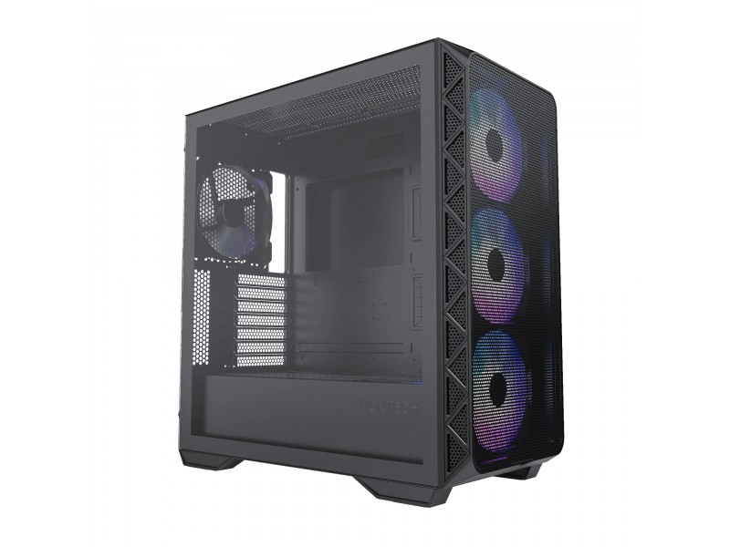 Montech кутия AIR 903 MAX, Mid-tower, TG, 4x140mm Fans, ARGB, Black