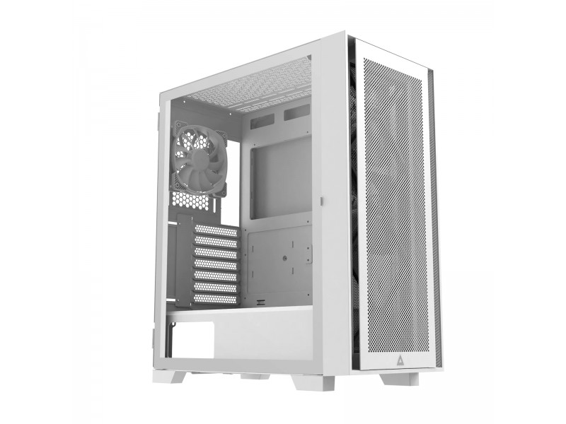 Montech кутия AIR 1000 LITE, Mid-tower Case, TG, 3x120mm Fans, White