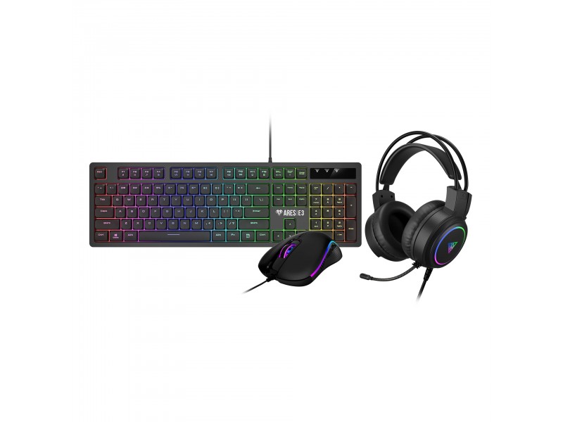 Gamdias геймърски комплект Gaming COMBO - POSEIDON E2 3-in-1 Combo - Keyboard + Mouse + Headphones