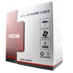 VCom Кабел FTP cable 4Pair Cat6 23AWG 305m - NC624-305 VCom Кабел FTP cable 4Pair Cat6 23AWG 305m - NC624-305
