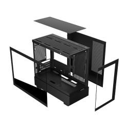 1stPlayer кутия Case mATX - MIKU Mi5 Black 1stPlayer кутия Case mATX - MIKU Mi5 Black