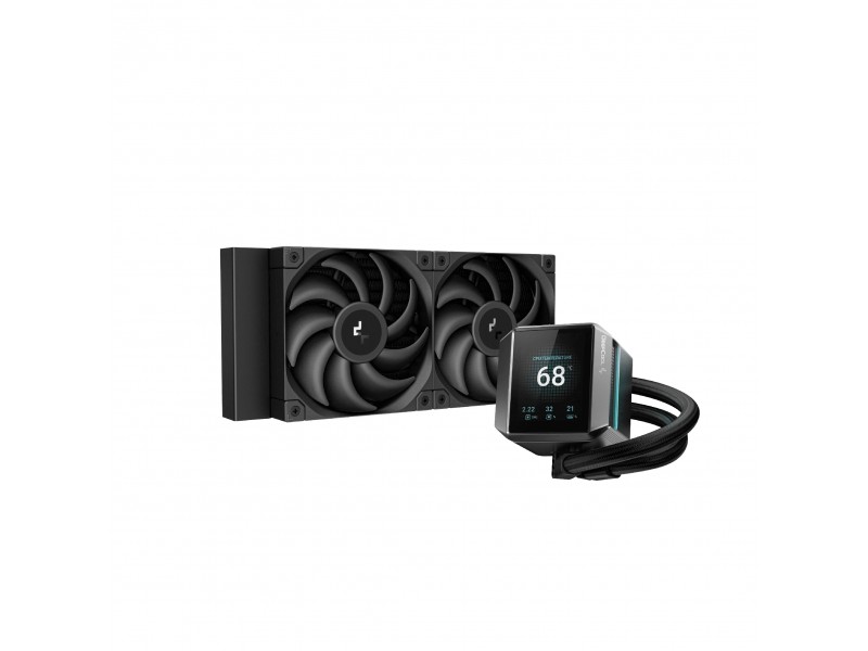 DeepCool водно охлаждане Water Cooling MYSTIQUE 240 - LCD Screen, A-RGB