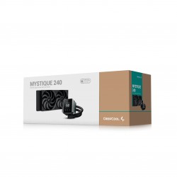 DeepCool водно охлаждане Water Cooling MYSTIQUE 240 - LCD Screen, A-RGB DeepCool водно охлаждане Water Cooling MYSTIQUE 240 - LCD Screen, A-RGB