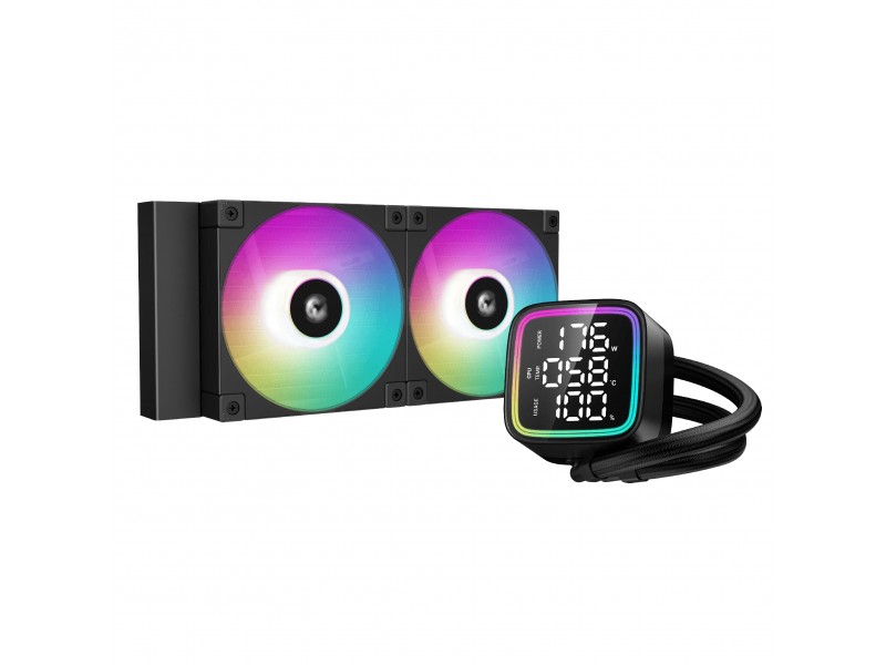 DeepCool водно охлаждане Water Cooling LD240 - LCD Screen, A-RGB