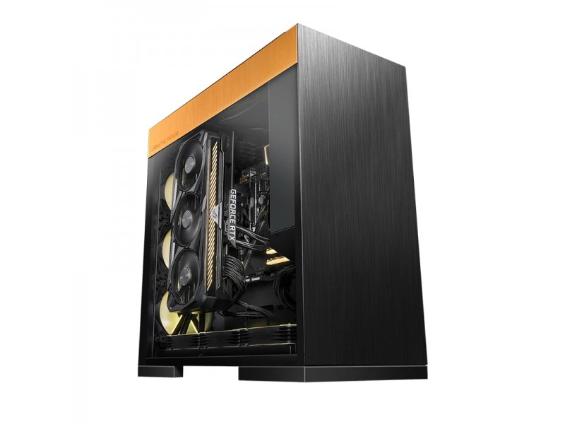 Geometric Future кутия Case EATX - Model 8 Dharma Black/Gold