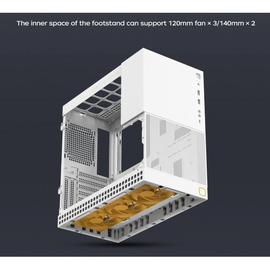 Geometric Future кутия Case EATX - Model 4 Lancelot White