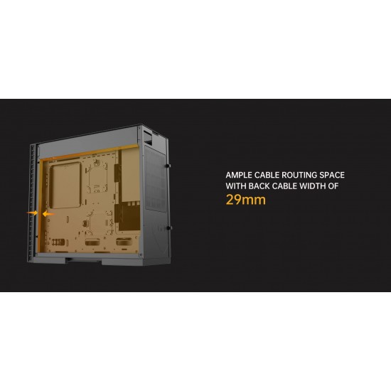 Geometric Future кутия Case EATX - Model 6 Cezanne Black