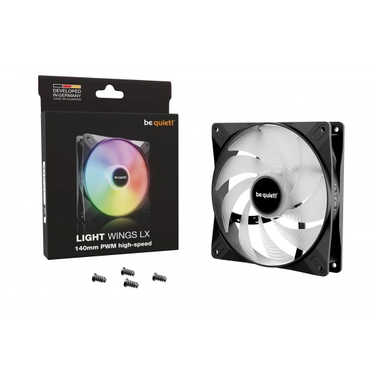 be quiet! вентилатор Fan 140mm - LIGHT WINGS LX 140mm PWM high-speed