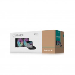 DeepCool водно охлаждане Water Cooling LT240 - Addressable RGB, Infinity mirror design - LGA1851/AM5 DeepCool водно охлаждане Water Cooling LT240 - Addressable RGB, Infinity mirror design - LGA1851/AM5