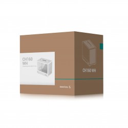 DeepCool кутия Case mini-ITX - CH160 WH