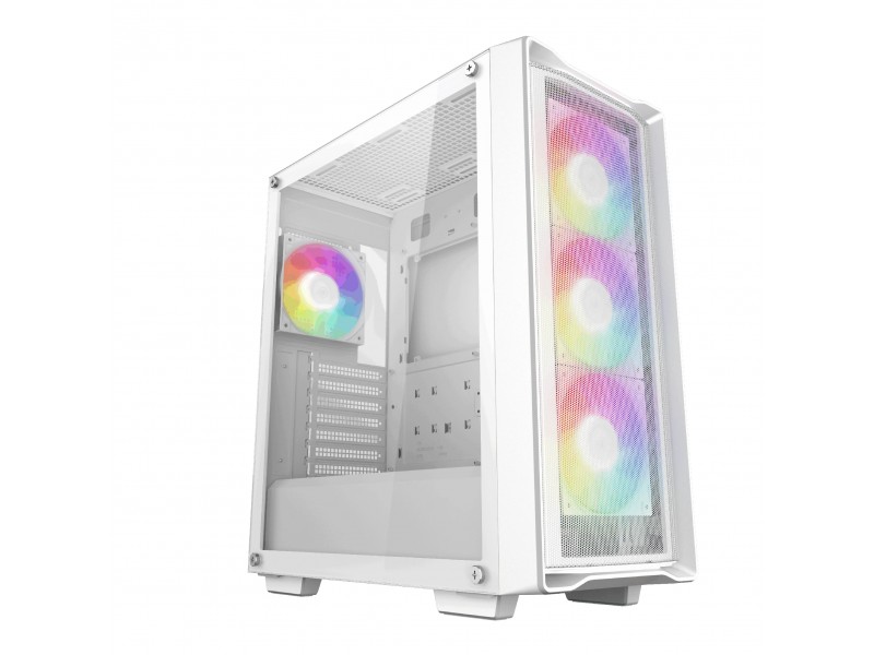 DeepCool кутия Case ATX - CC560 MESH White v2