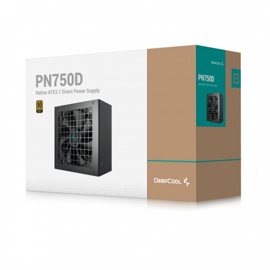 DeepCool захранване PSU ATX 3.1 750W Gold - PN750D