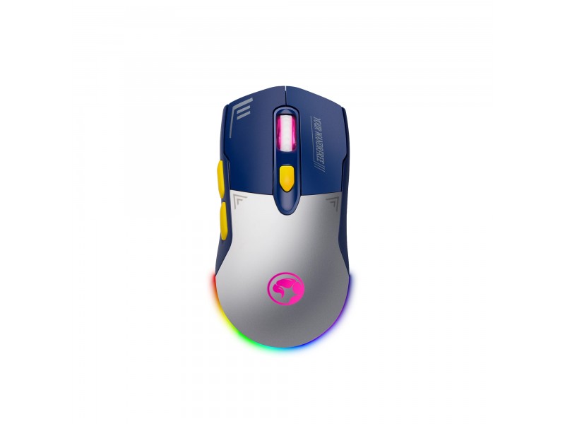 Marvo безжична геймърска мишка Wireless Gaming Mouse Duke 55 White G803W WB - 4800dpi, 2.4G, Bluetooth