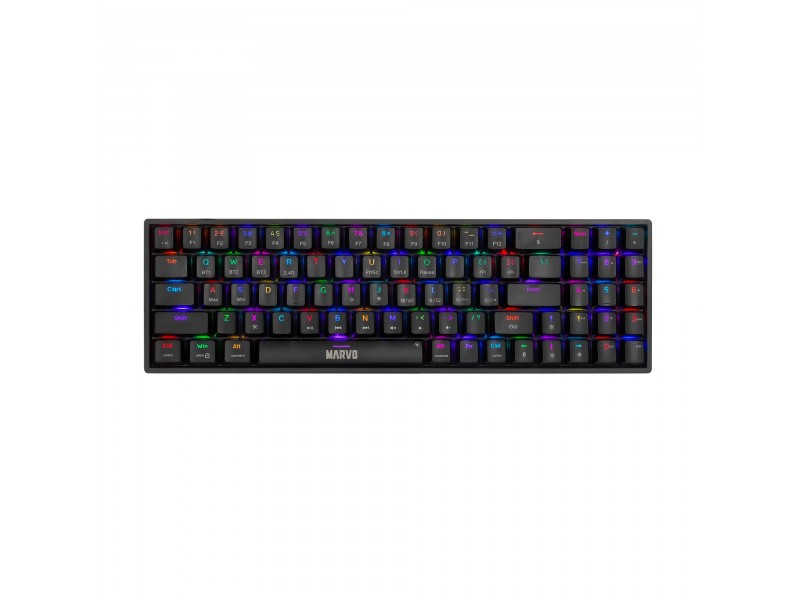 Marvo безжична механична геймърска клавиатура Wireless Gaming Mechanical keyboard Shogo 78W - KG956W - Bluetooth 5.0, 2.4G