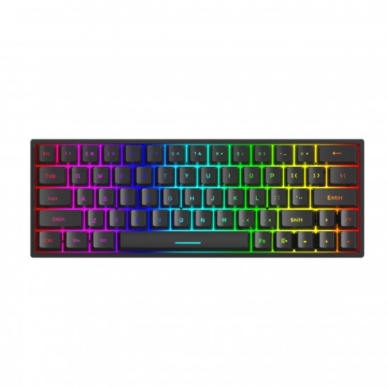 Marvo безжична механична геймърска клавиатура Wireless Gaming Mechanical keyboard Shogo 63W - KG955W - Bluetooth 5.0, 2.4G