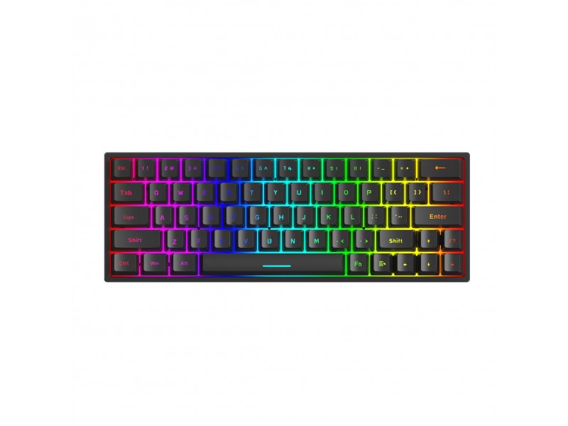 Marvo безжична механична геймърска клавиатура Wireless Gaming Mechanical keyboard Shogo 63W - KG955W - Bluetooth 5.0, 2.4G