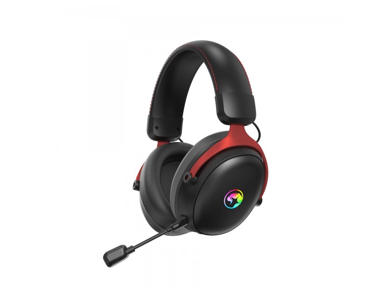 Marvo безжични геймърски слушалки Gaming Headphones Tactic X Pro - Bluetooth, 2.4G, 7.1, RGB - MARVO-HG9076W