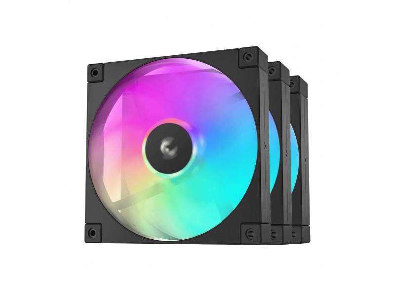 DeepCool Комплект вентилатори Fan Pack 3-in-1 3x140mm - FD14 Black, Addressable RGB