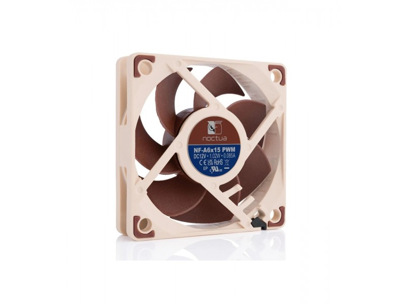 Noctua Вентилатор Fan 60x60x15mm PWM 550-3500rpm NF-A6x15 PWM