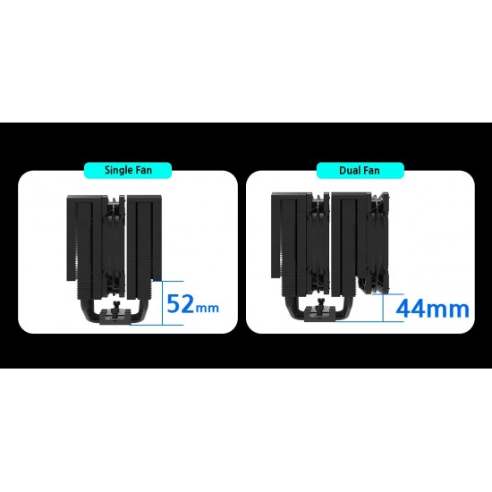 Zalman охладител CPU Cooler CNPS14X DUO Black - Dual-Tower - LGA1851/AM5