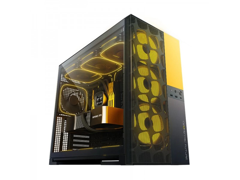 Geometric Future кутия Case EATX - Model 5 Vent Black/Yellow