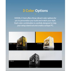 Geometric Future кутия Case EATX - Model 5 Vent White Geometric Future кутия Case EATX - Model 5 Vent White