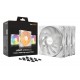 be quiet! комплект вентилатори Fan Pack 3-in-1 3 x 140mm - LIGHT WINGS LX 140mm PWM high-speed White Triple-Pack