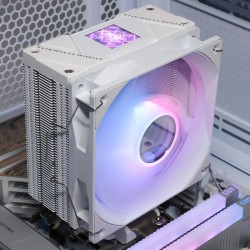 Thermalright охладител CPU Cooler Assassin Spirit 120 Vision A-RGB White - LCD Display, Infinity Mirror Thermalright охладител CPU Cooler Assassin Spirit 120 Vision A-RGB White - LCD Display, Infinity Mirror