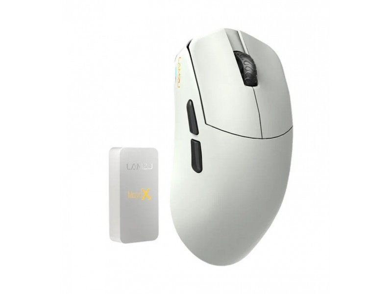 Lamzu професионална геймърска мишка MAYA X 8K - Wireless Gaming Mouse - Cloud Grey