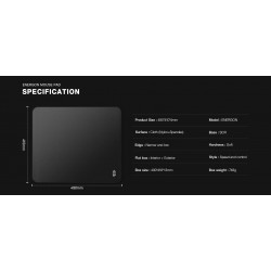 Lamzu професионален геймърски пад за мишка Gaming Mousepad Energon - SCR Base, 480 x 410 mm Lamzu професионален геймърски пад за мишка Gaming Mousepad Energon - SCR Base, 480 x 410 mm