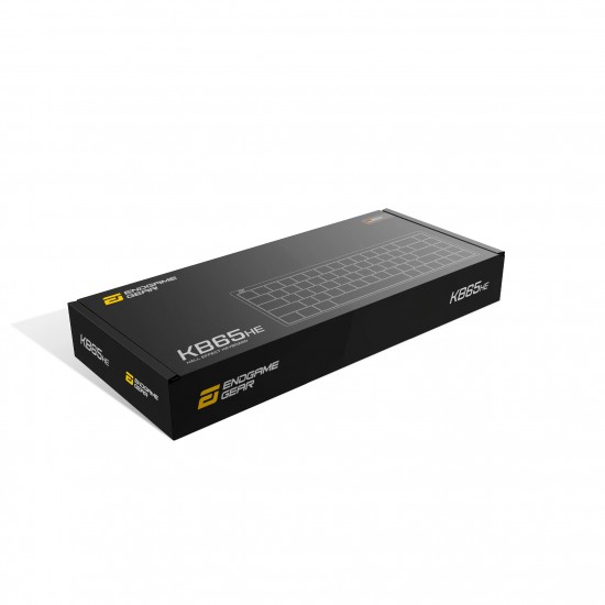 Endgame Gear професионална геймърска механична клавиатура Professional Gaming Mechanical Keyboard KB65HE - Gateron Magnetic Switches, Hall Effect, RGB - Black