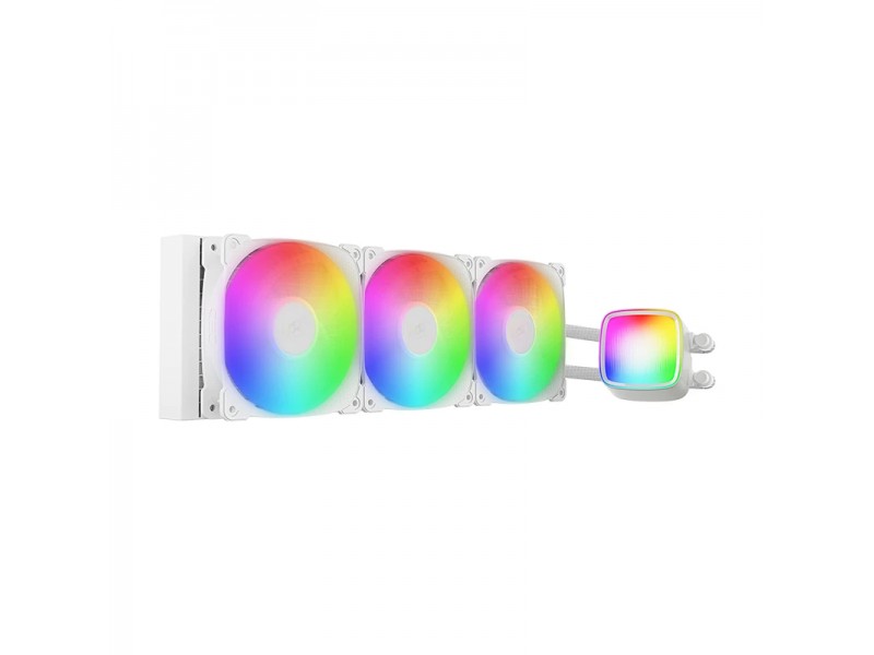 Geometric Future водно охлаждане Water Cooling - Eskimo Pro 360 White - Addressable RGB, LGA1851/AM5
