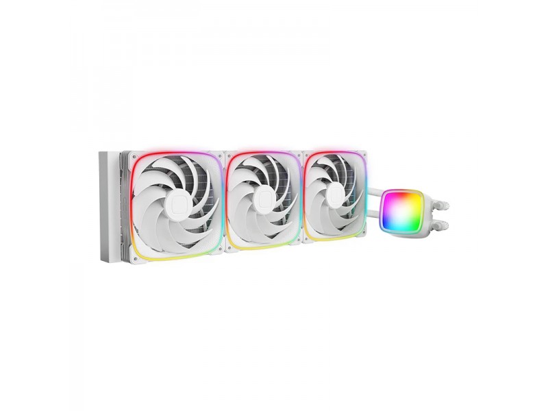 Geometric Future водно охлаждане Water Cooling - Eskimo Pro 420 White - Addressable RGB, LGA1851/AM5
