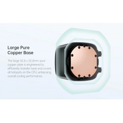 Geometric Future водно охлаждане Water Cooling - Eskimo Pro 420 White - Addressable RGB, LGA1851/AM5 Geometric Future водно охлаждане Water Cooling - Eskimo Pro 420 White - Addressable RGB, LGA1851/AM5