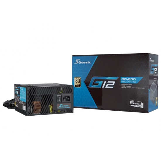 Seasonic Захранване PSU 650W Gold - G12 GC-650 V2 - SSP-650RT2