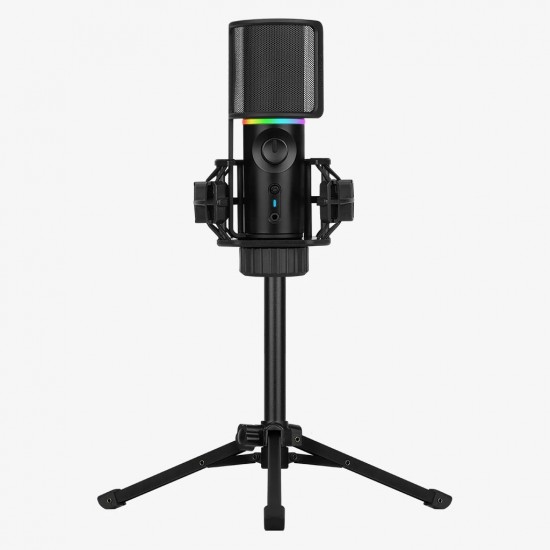Streamplify професионален стрийминг микрофон с трипод Streaming Microphone With Tripod RGB - MIC TRIPOD - SPMC-MZ1C127.11