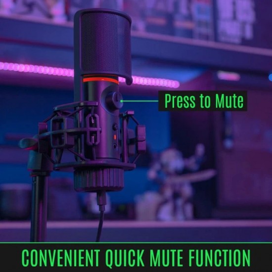 Streamplify професионален стрийминг микрофон с трипод Streaming Microphone With Tripod RGB - MIC TRIPOD - SPMC-MZ1C127.11