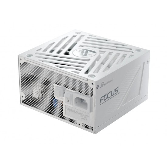 Seasonic захранване PSU ATX 3.1 1000W Gold, Full Modular, PCIe 5.1 - FOCUS-GX-1000-V4-WHITE