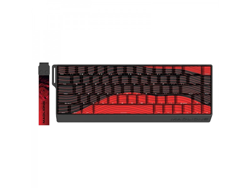 Madlions професионална геймърска механична клавиатура Professional Gaming Mechanical Keyboard FIRE 68 ULTRA - 8K, Gateron Magnetic Jade Switches - Black