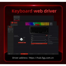 Madlions професионална геймърска механична клавиатура Professional Gaming Mechanical Keyboard FIRE 68 ULTRA - 8K, Gateron Magnetic Jade Switches - Black